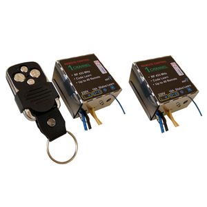ریموت کنترل دو کانال رسیور جدا الکترونیک الهی مدل 433mhz بسته 3 عددی