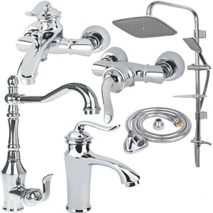 ست شیرآلات ایلمان مدل بامبو sd456  مجموعه 6 عددی