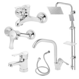 ست شیرآلات زرگر مدل اهرمی مجموعه 6 عددی