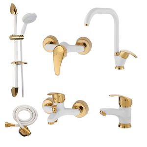 ست شیرآلات فاخته مدل ماهان st مجموعه 6 عددی
