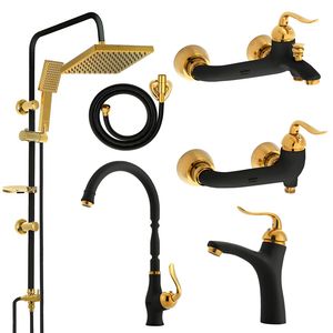 ست شیرآلات نایریکا مدل آرچر کد bl 02 مجموعه 6 عددی