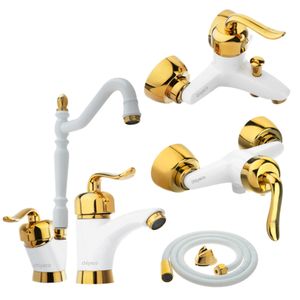 ست شیرآلات چیاکو مدل برلین کد wh gl مجموعه 5 عددی