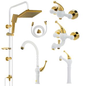 ست شیرآلات کویران آذر مدل پاریس کد b 02 مجموعه 6 عددی