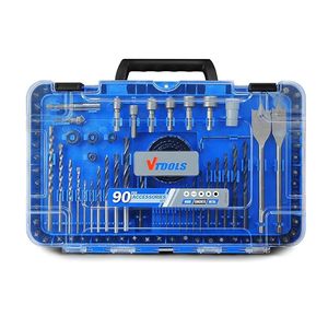ست مته و بیت وی تولز مدل vt3103 مجموعه 90 عددی
