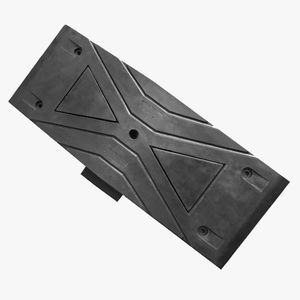 سرعت گیر مدل 90x33 لاستیکی sbr rubber بسته 2 عددی