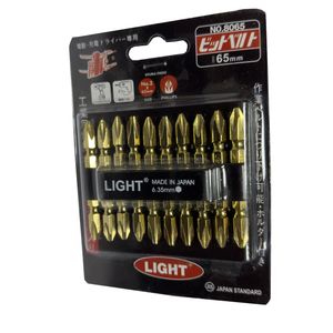 سری پیچ گوشتی دو سر چهار سو لایت مدل smt light japan 8065 بسته 10 عددی