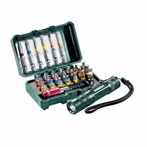 سری پیچ گوشتی شارژی متابو مدل 626721 بسته 29 عددی