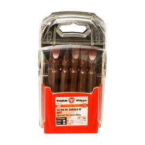 سری پیچ گوشتی یک سر چهارسو یک سر دو سو تیوان مدل tp بسته 10 عددی