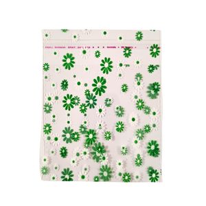 سلفون بسته بندی مدل لبه چسبدار طرح گل بابونه سایز 15 × 10 بسته 50 عددی