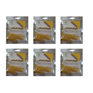 سم قارچ کش کاربندازیم سبزرویش کد k6 وزن 40 گرم بسته 6 عددی