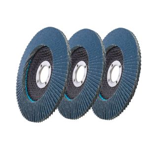 سنباده فلاپ دیسک مدل p40 80 100 مجموعه 3عددی