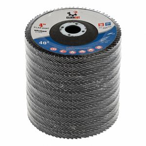 سنباده فلاپ دیسک کلین کات مدل 100mm 16 40 بسته 10 عددی