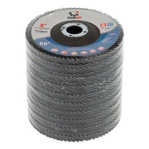 سنباده فلاپ دیسک کلین کات مدل 100mm 16 60 بسته 10 عددی