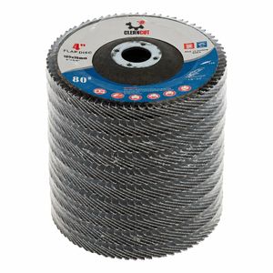 سنباده فلاپ دیسک کلین کات مدل 100mm 16 80 بسته 10 عددی
