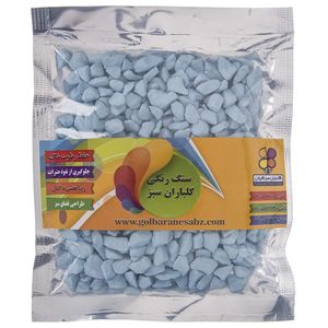 سنگ رنگی معمولی سایز 3 گلباران سبز بسته 200 گرمی