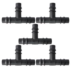 سه راهی آبیاری روان ریز مدل rr tee16mm بسته 5 عددی