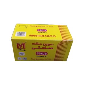 سوزن منگنه صنعتی یزد منگنه مدل 530_8 بسته 3000 عددی