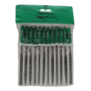 سوهان فلز ولف مدل دم موشی کد yp 4*160 مجموعه 12 عددی