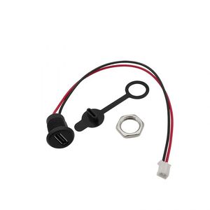 سوکت مادگی پنلی usb c مدل درپوش دار کد ۱