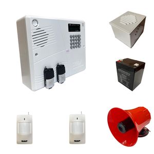 سیستم امنیتی دزدگیر بیسیم سایلکس مدل sg8 lite