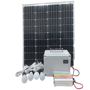 سیستم روشنایی خورشیدی لیتیومی مدل scpk 60ac 1000 ظرفیت 360 وات