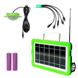 سیستم روشنایی و صوتی خورشیدی جی دی سوپر مدل gd 7720