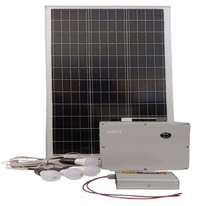 سیستم روشنایی و پاوربانک خورشیدی آرتا مدل scpk arta lifpo 100w ظرفیت 530 وات ساعت