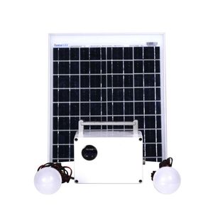 سیستم روشنایی و پاوربانک خورشیدی مدل  slpb 20w ظرفیت 95 وات ساعت