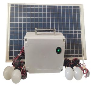 سیستم روشنایی و پاوربانک خورشیدی مدل sces 30w ظرفیت 135 وات