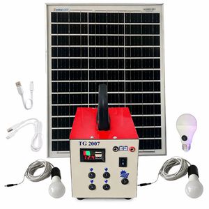 سیستم روشنایی و پاوربانک خورشیدی مدل tg2007 20w