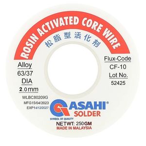 سیم لحیم آساهی مدل 2mm وزن 250 گرم