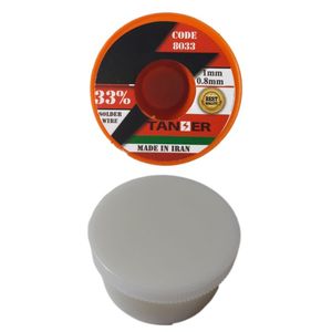 سیم لحیم تنسر مدل 33 طول 6 متر به همراه روغن لحیم