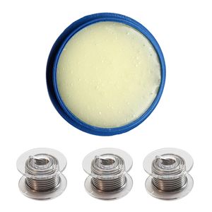 سیم لحیم مدل sl 110 بسته سه عددی به همراه روغن لحیم