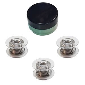 سیم لحیم مدل sl 111 بسته سه عددی به همراه روغن لحیم