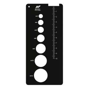 شابلون پیچ مفرد مدل pg.3 گستره m3 الی m12