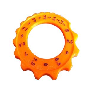 شعاع سنج مدل fillet radius gauge