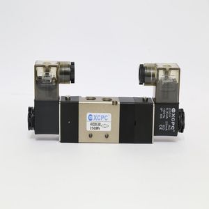 شیر برقی دوبل وسط بسته پنوماتیک ایکس سی پی سی مدل ۴v230c 08