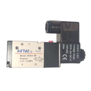 شیر برقی پنوماتیک ایرتک مدل 3v210 08 1_4 24
