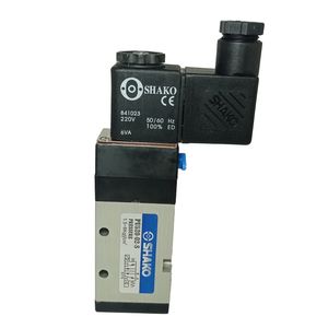شیر برقی پنوماتیک شاکو مدل pu520 02 s 1_4 220v