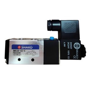 شیر برقی پنوماتیک شاکو مدل shako bm520 02 s 5 2 1_4 220v