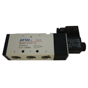 شیر برقی پنوماتیک مدل 4v410 15 220vac