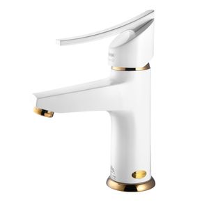 شیر روشویی درخشان مدل lux white