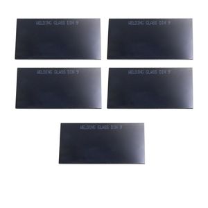 شیشه ماسک جوشکاری مدل yp din9_100*50mm مجموعه 5 عددی