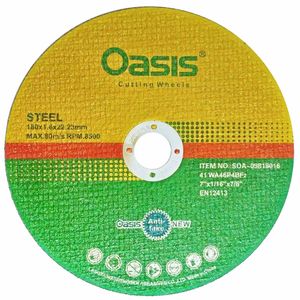 صفحه فرز استیل بر اوسیس مدل  180x1.6 بسته 10 عددی
