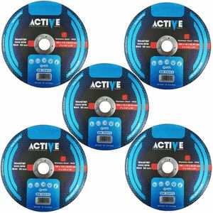 صفحه فرز استیل بر اکتیو تولز مدل 180x1.6 بسته 5 عددی