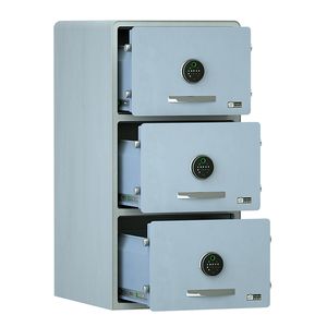 صندوق الکترونیکی سدید مدل فایل اداری نسوز اثرانگشتی 3 کشو 1100fac وزن 175 کیلوگرم