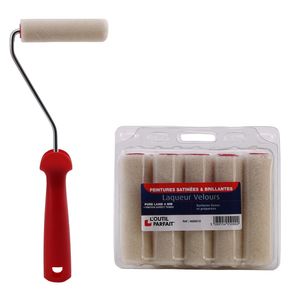 غلتک نقاشی اوتی پقفه مدل laqueur velours دسته متوسط بسته 10 عددی
