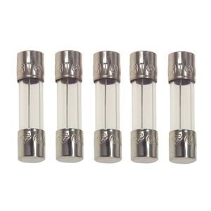 فیوز شیشه ای 1 آمپر کد f1 بسته 5 عددی