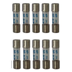 فیوز شیشه ای 10 آمپر مدل sk 10250 بسته 10 عددی