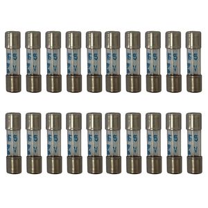 فیوز شیشه ای 10 آمپر مدل sk 10250 بسته 20 عددی